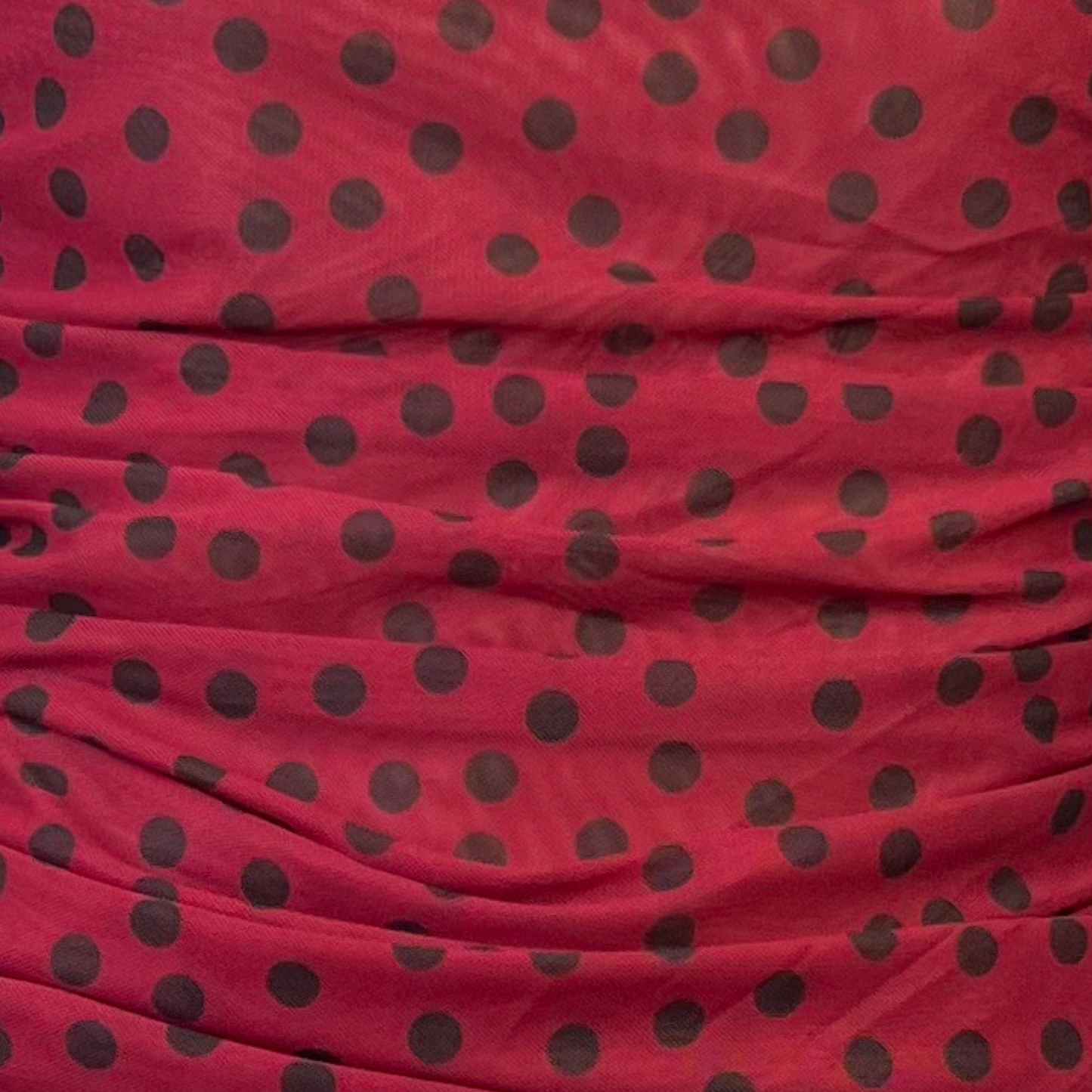 Blusa polka dots vino