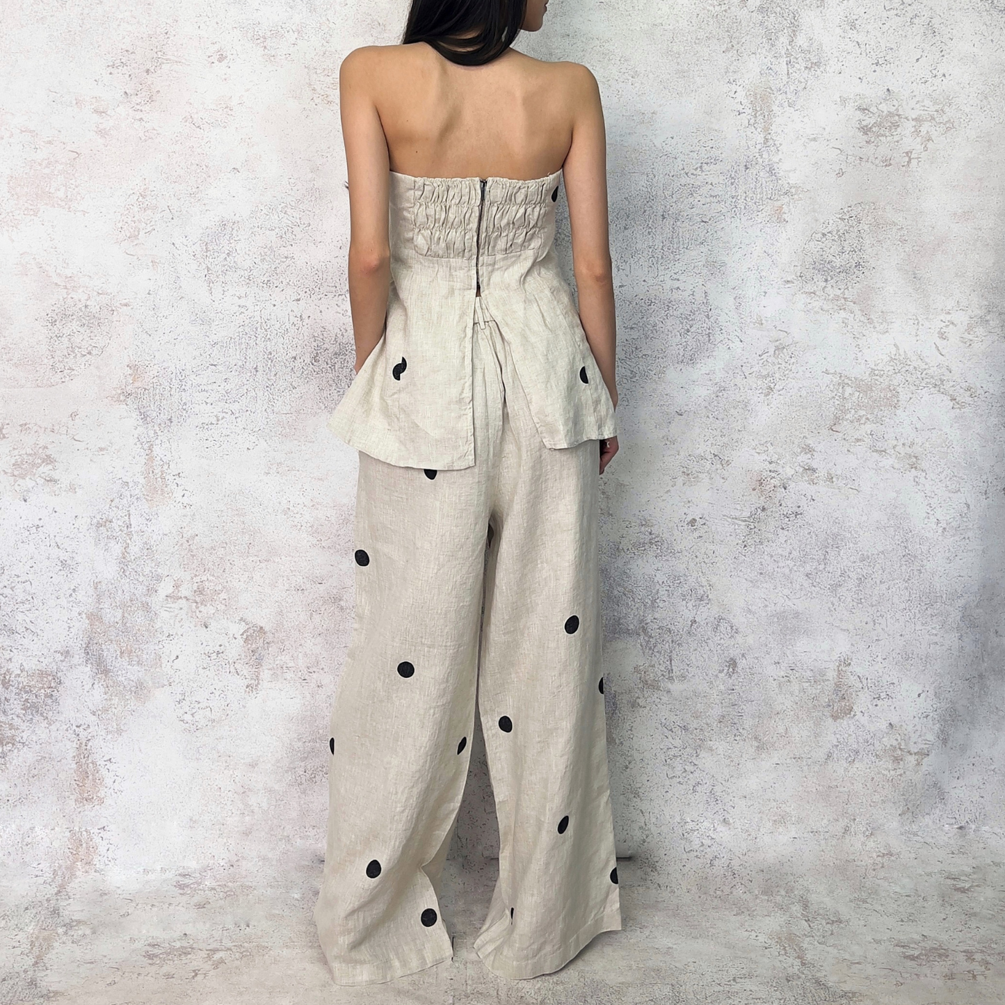 Set de Lino Polka dots