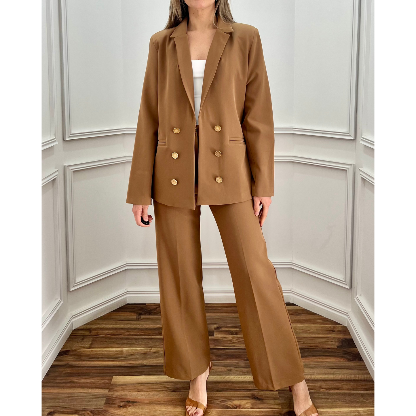 TRAJE SASTRE CAMEL