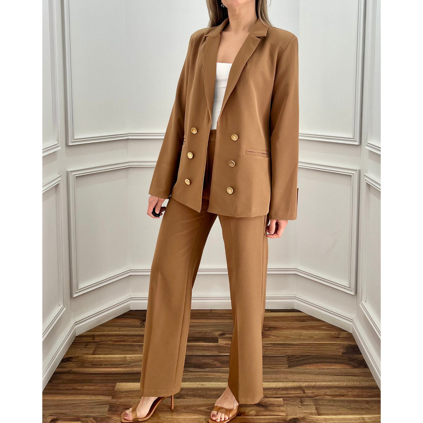 TRAJE SASTRE CAMEL