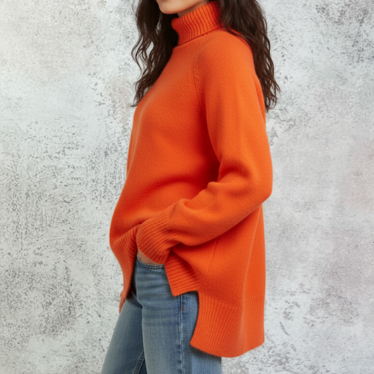 Suéter oversize naranja