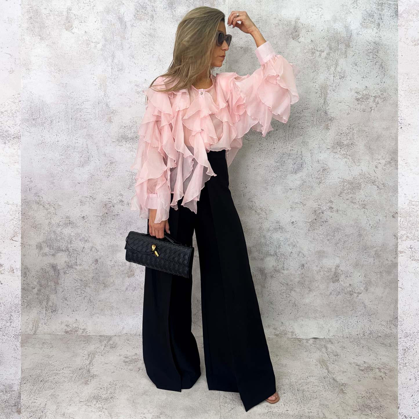 Blusa olanes rosa.