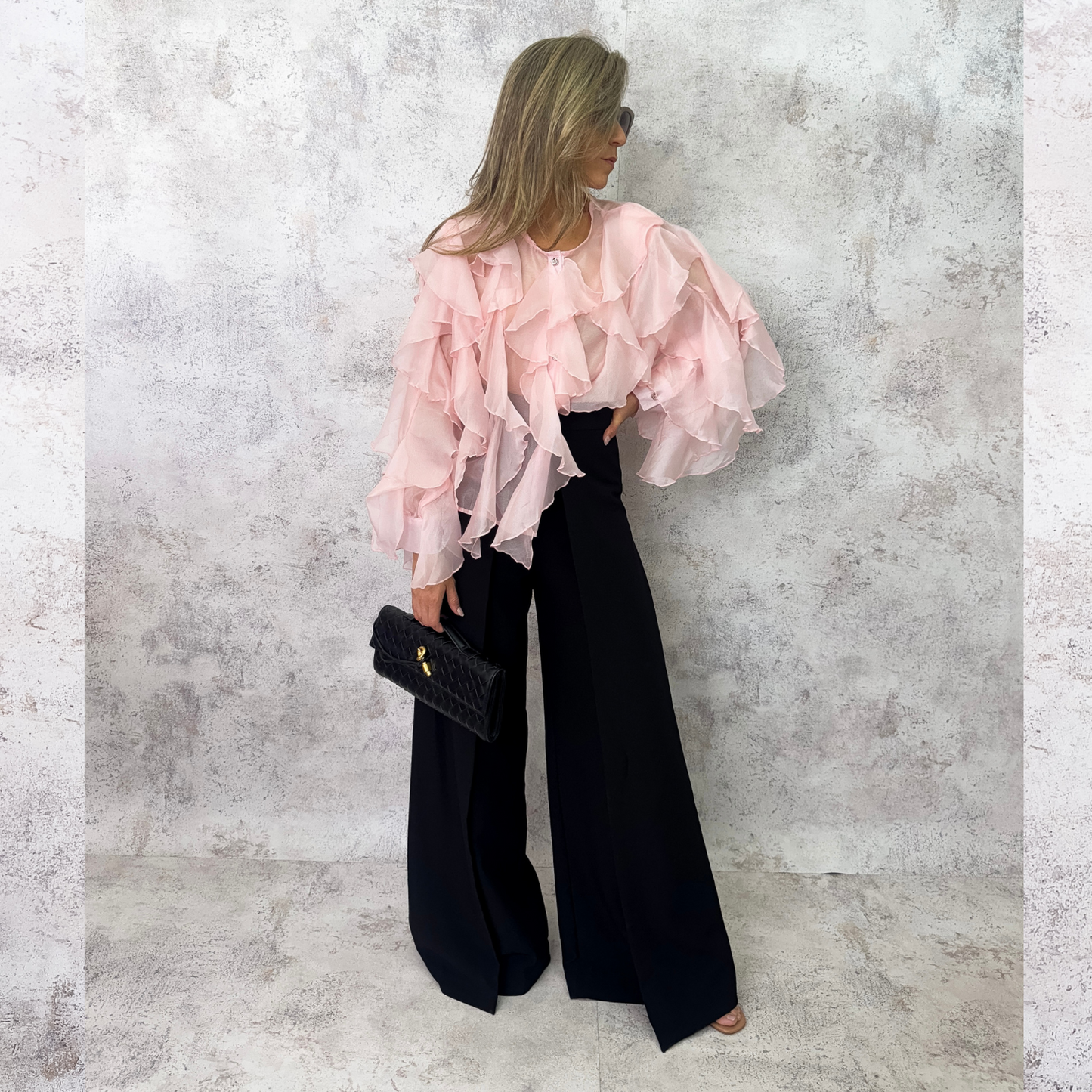 Blusa olanes rosa.