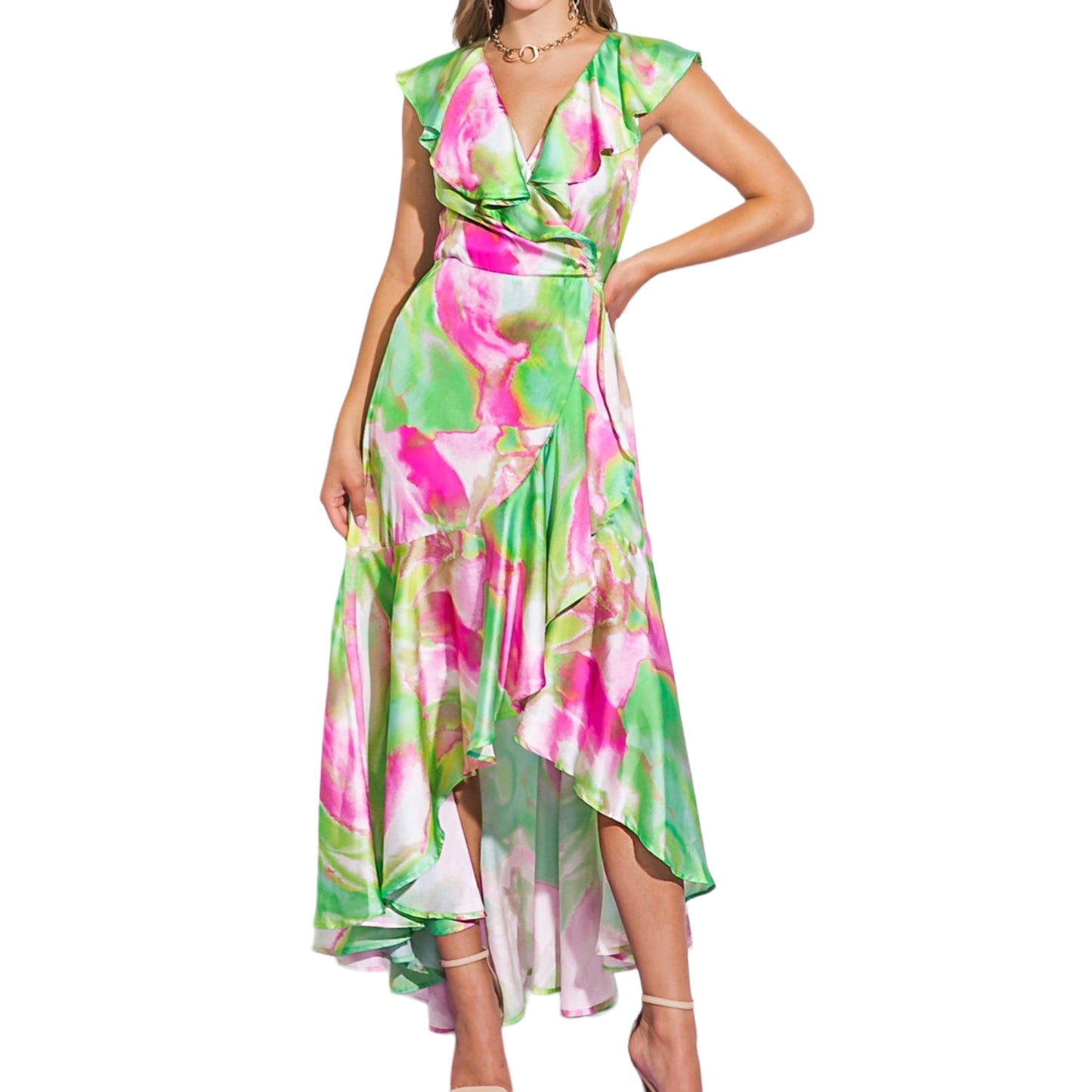 VESTIDO ASIMETRICO COLORES