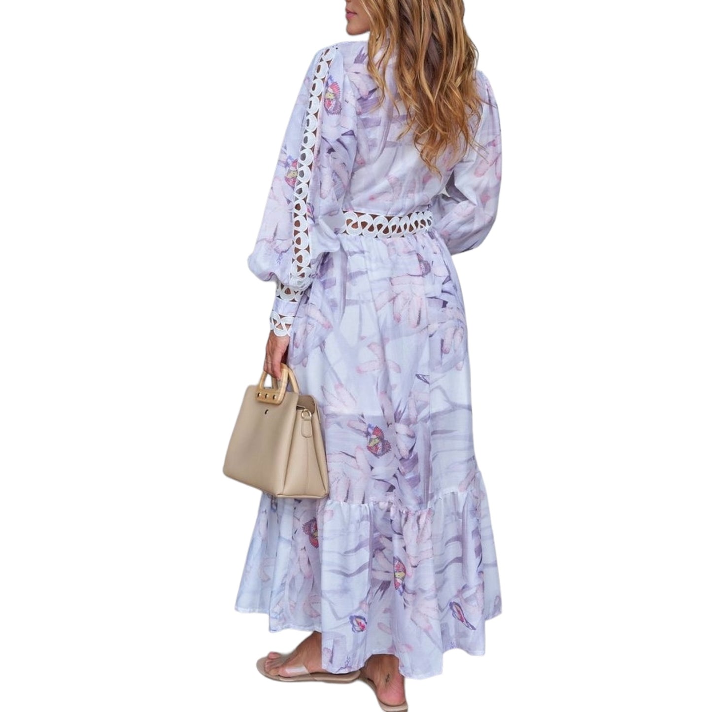 VESTIDO MIDI BORADADO