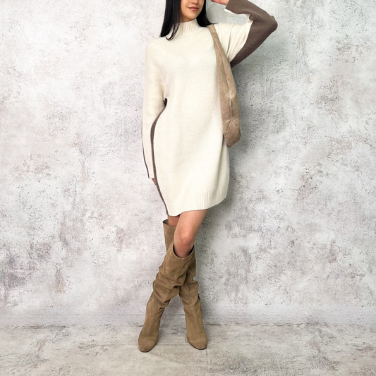 Vestido o blusón corto en tejido