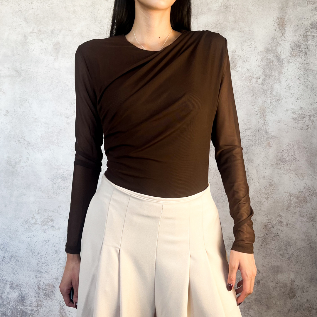 Body de mesh cafe