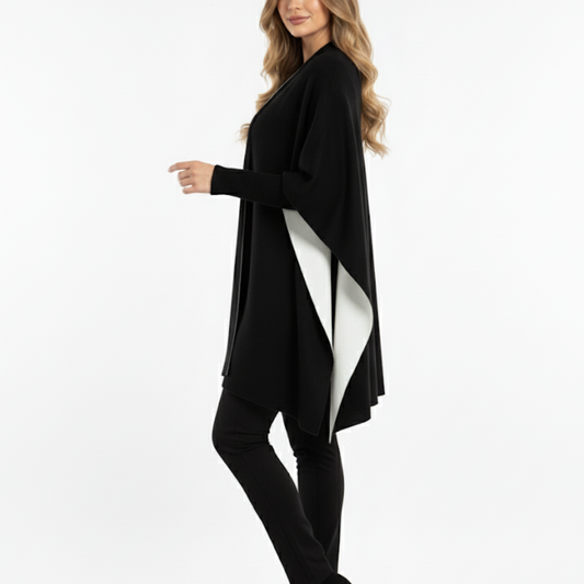 Capa negra oversize