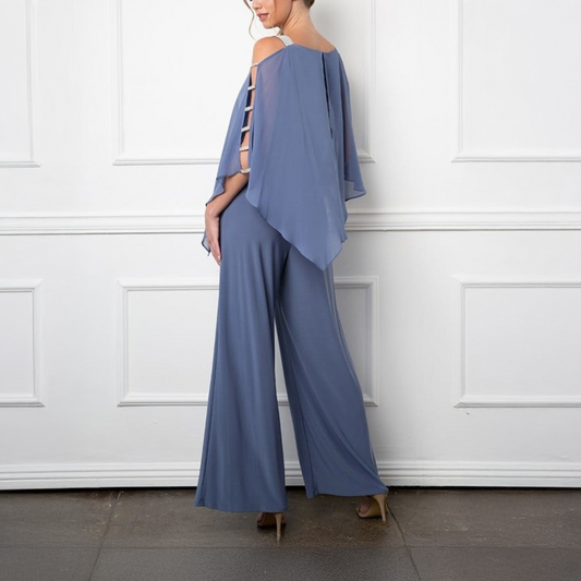 Jumpsuit azul plomo.