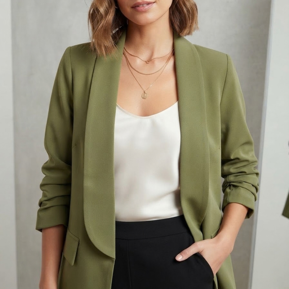 Blazer verde olivo