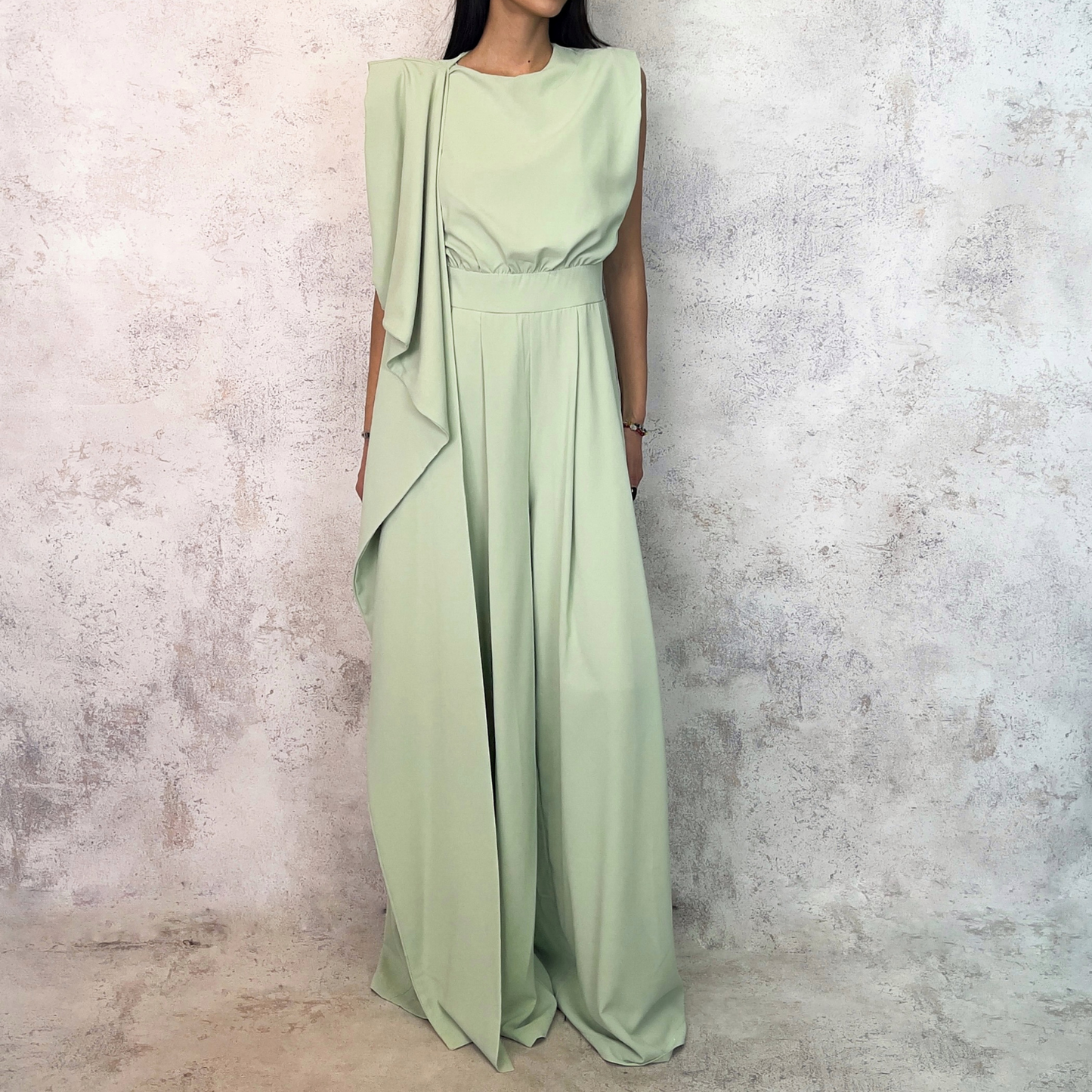 Jumpsuit verde pistache