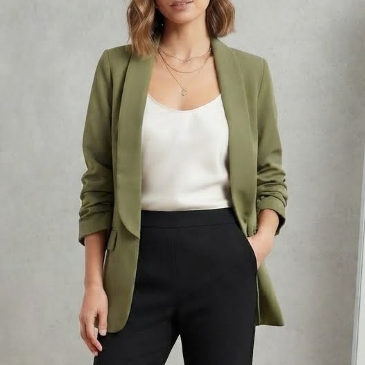 Blazer verde olivo