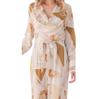 JUMPSUIT BEIGE FIGURAS CAFE