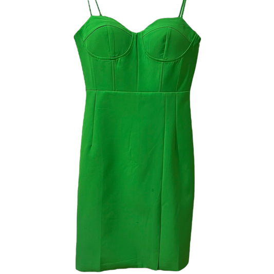 VESTIDO DE TIRANTES VERDE MANZANA