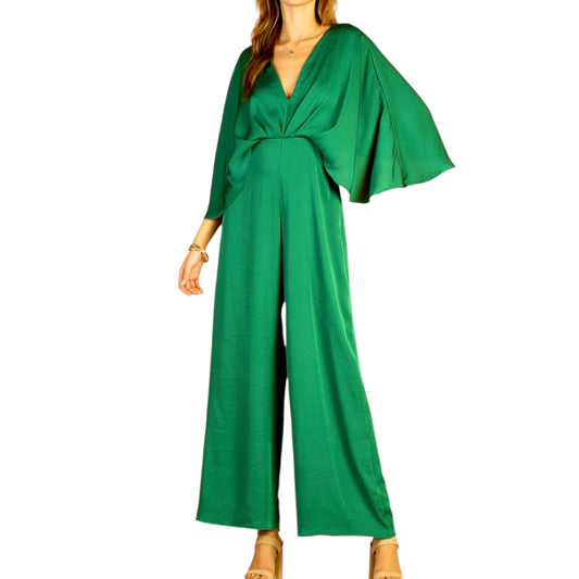 JUMPSUIT VERDE MANGA MARIPOSA