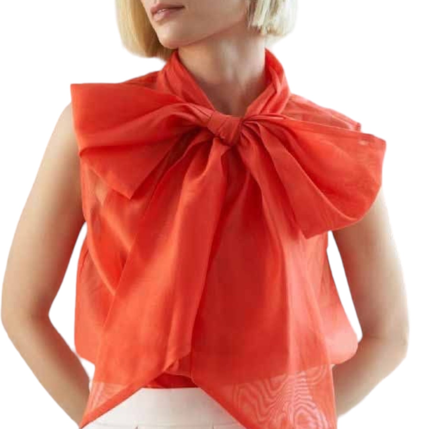 BLUSA DE GASA NARANJA