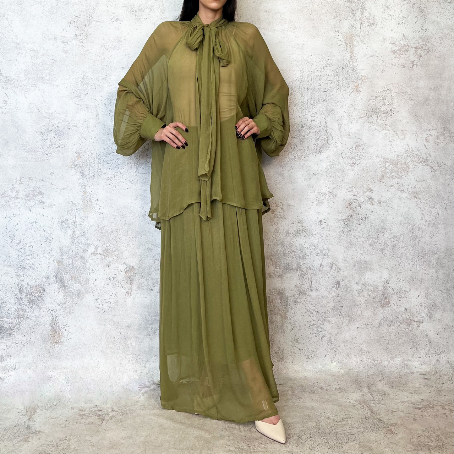 Set Verde Olivo